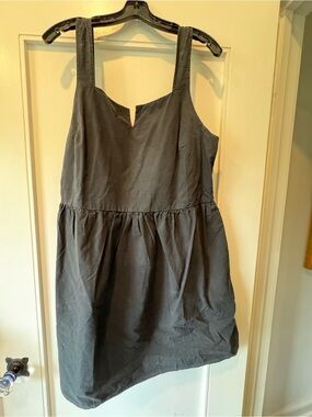 Nation LTD Solie Simple Black Sleeveless Cotton Dress
